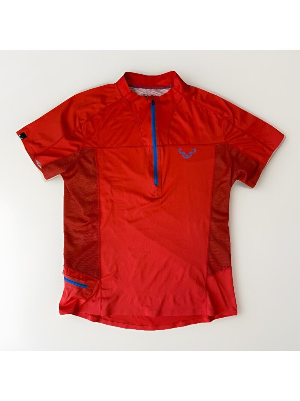 Dynafit React Jersey Medium Red Short Sleeve Bike Cycling Outdoors Sportswear